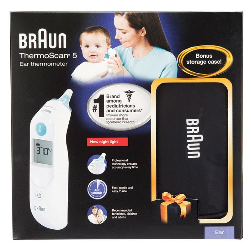 Braun ThermoScan Ear Thermometer with Bonus Storage Case Buy