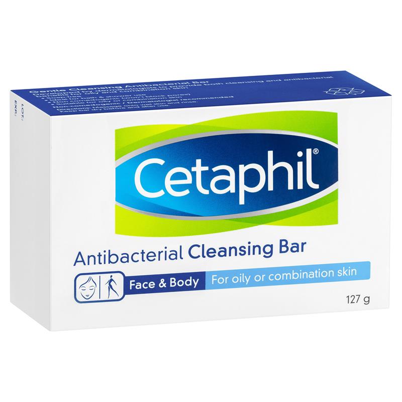 127g Cetaphil Gentle Cleansing Antibacterial Bar Soap Free ...