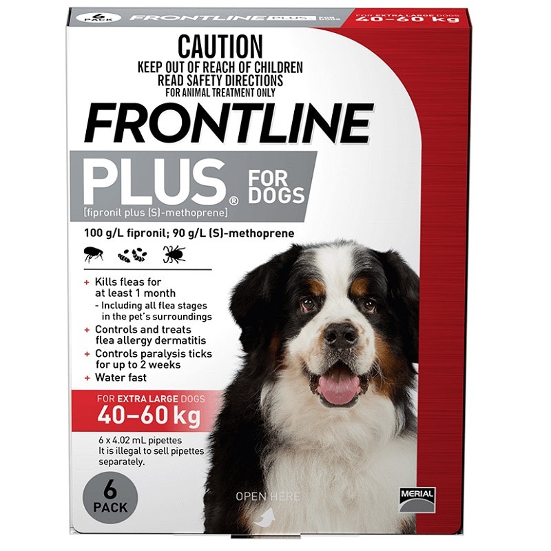 Frontline Plus For Extra Large Dogs 40 60kg 6 Pack Buy