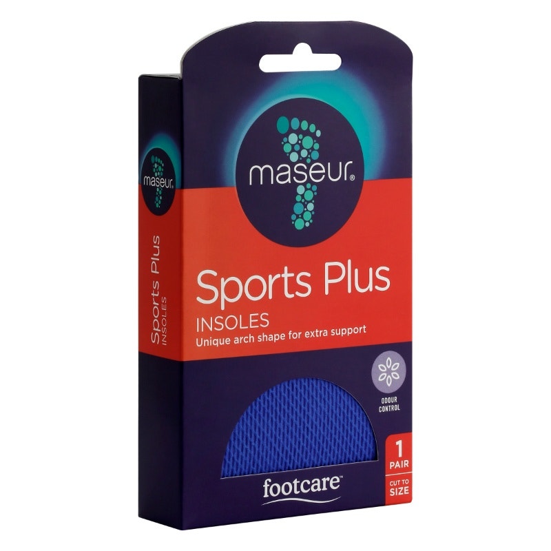 Maseur Footcare Sports Plus Insoles Buy Online in Australia Pharmacy Online